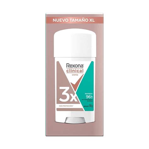 Antitranspirante Rexona Clinical Crema Xl 58 G Bodega Aurrera