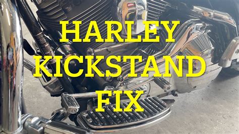 Harley Davidson Kickstand Spring Fix YouTube