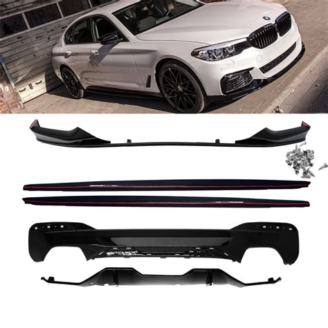 Sport Performance Kit Gloss Black Spoiler Diffusor Side Blades