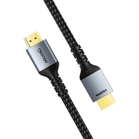 Cabo Hdmi Ultra High Speed K K M Nylon Tran Ado Preto Leroy Merlin