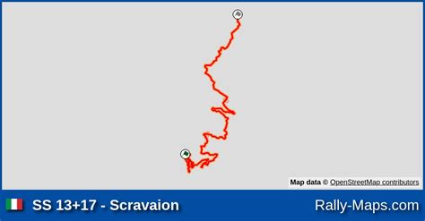 SS 13 17 Scravaion Stage Map Rallye Sanremo 1977 Rally Maps