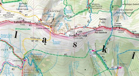 KARKONOSZE LAMINOWANA MAPA SKŁADANA EXPRESSMAP