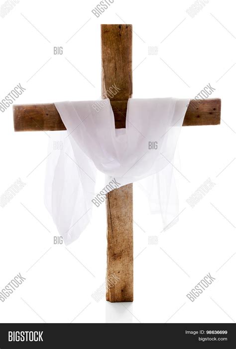 Cross Cloth Isolated On White Image And Photo Bigstock