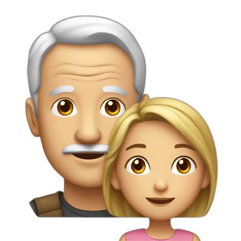 A Young Girl Whith A Old Man Ai Emoji Generator