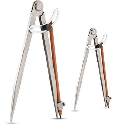 Sunshane 2 Pack Professional Woodworking Compass 8 Inch 12 Inch ...