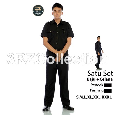 Jual Seragam Safari Baju Safari Setelan Safari Security Safari Satpam