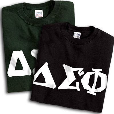 Delta Sigma Phi Fraternity 2 T-Shirt Pack Greek Apparel and Gear