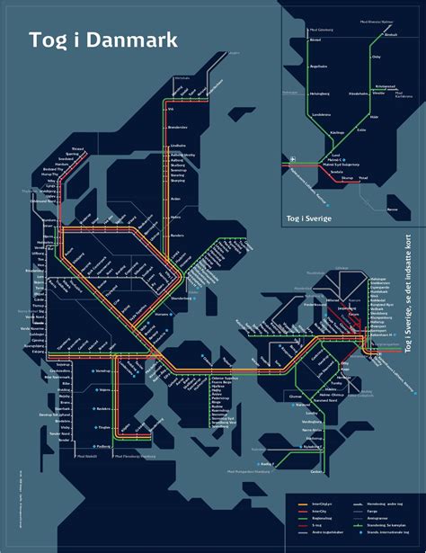 Train map copenhagen denmark - Map of train copenhagen denmark ...