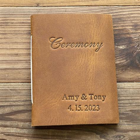ceremony book etsy