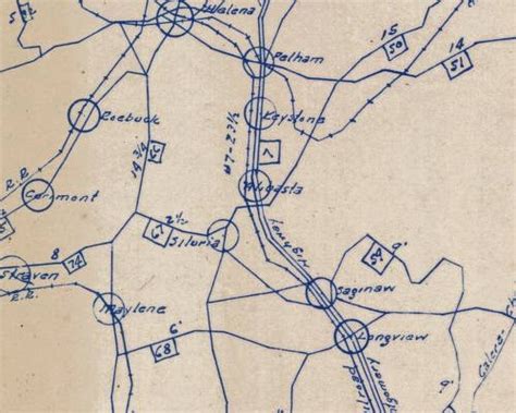 Alabama Yesterdays: Pondering an Alabama Map (2): Pelham in 1926