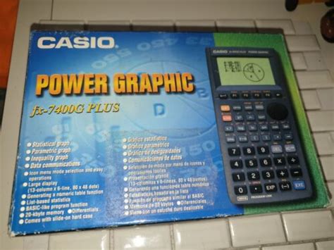 Casio Power Graphic Fx G Plus Graphic Calculator Ebay