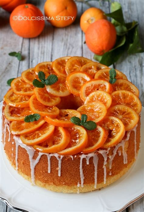 Chiffon Cake All Arancia Le Ricette Di Dolcissima Stefy