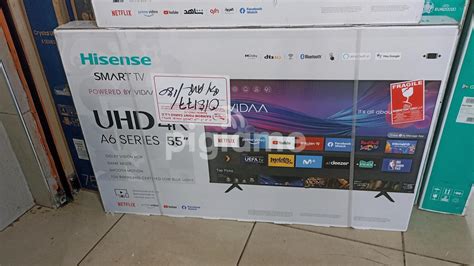 Hisense 55 Smart Uhd 4K Frameless 55A6G Led Tv 2021 Black In