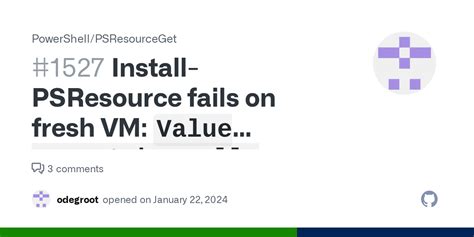 Install Psresource Fails On Fresh Vm `value Cannot Be Null Parameter