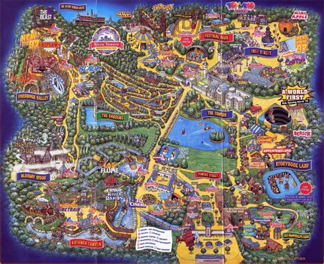 Old Park Maps TowersTimes Alton Towers Resort From Another Point Of