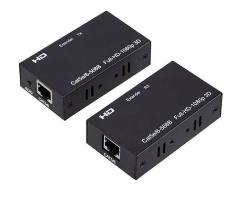 Extensor Hdmi Por Medio De Cables Utp Hasta Metros Mercadolibre