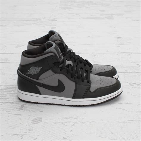 Air Jordan 1 Mid Cool Greyblack White Air Jordans Retro Popular