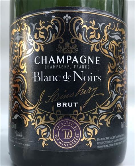 NV Sainsbury S Champagne Blanc De Noirs Brut France Champagne