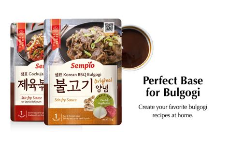 Sempio BBQ Bulgogi Sauce 75g Authentic Korean Marinade