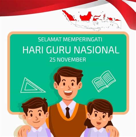 Contoh Poster Selamat Hari Guru Nasional November Paling