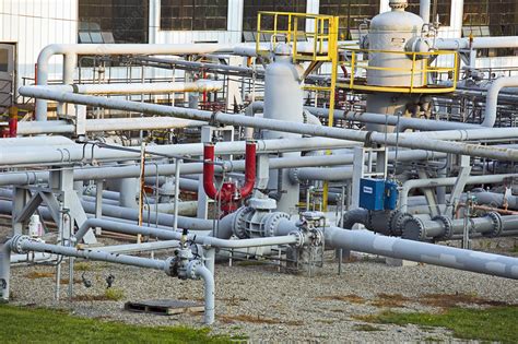 Natural Gas Compressor Station Stock Image C0238458 Science