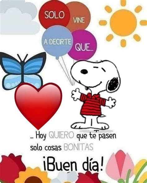 Pin De Cesar Arellano En Buen D A Buenos Dias Con Snoopy Saludos D