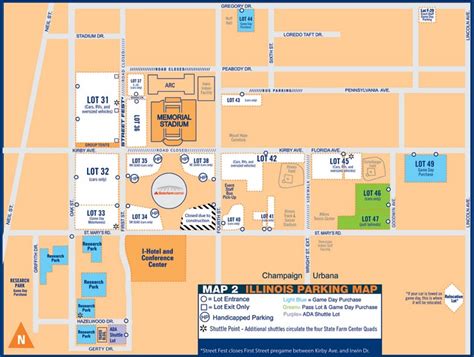 Illini Tickets Football Seating Chart University Of Illinois Memorial Stadium And Parking