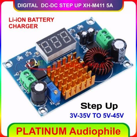 Jual Step Up Modul Xh M Digital Dc To Dc Step Up Adjustable Shopee