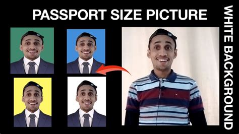 Make Passport Size Photo With Blue Background In Mobilewhite Backgroundcreate Us Passport