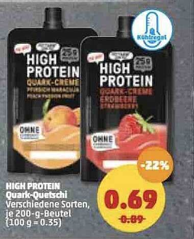 High Protein Quark Quetschi Angebot Bei Penny Prospekte De