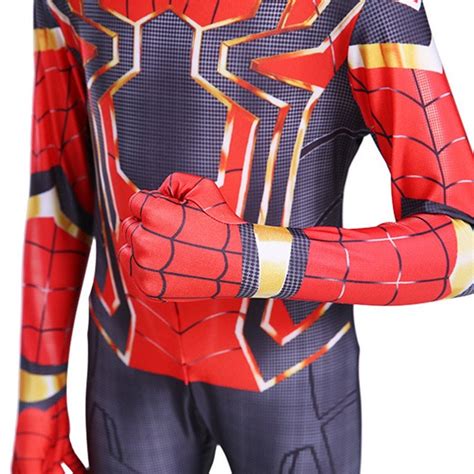 Superhero Iron Spider Halloween Costume Jumpsuit Spider-man - Etsy