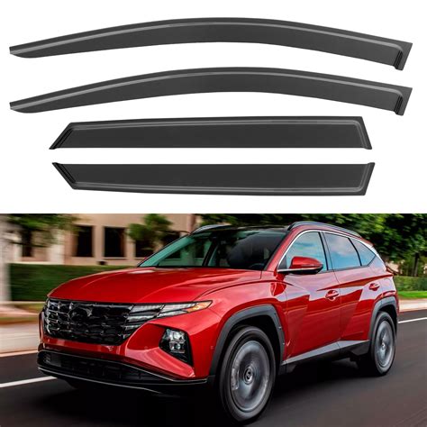 Window Visors Rain Guards For 2022 2023 2024 2025 Hyundai Tucson Tape