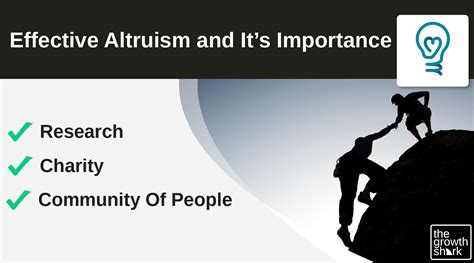 What Is Effective Altruism And Why Does It Matter The Growth Shark