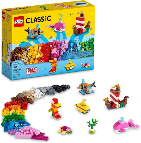 Lego Classic Creative Ocean Fun Building Kit With Mini Builds