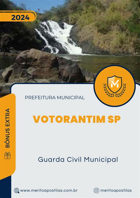 Apostila Guarda Civil Municipal Prefeitura De Votorantim Sp