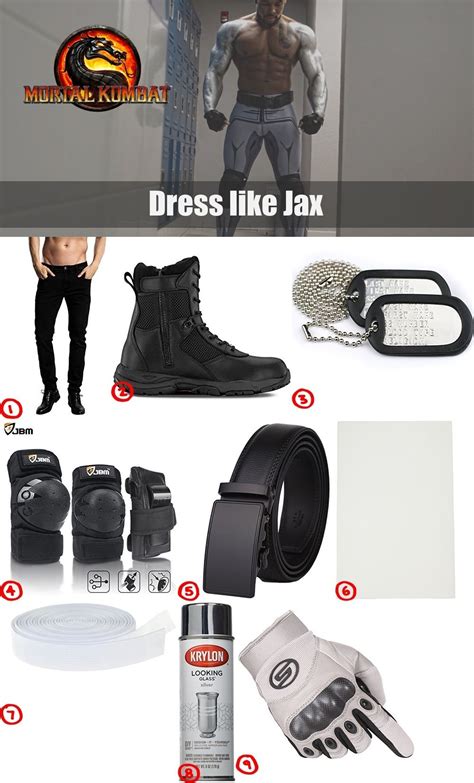 Dress like Jax from Mortal Kombat - Costume & Cosplay Guide # ...