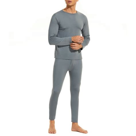 American Trends Soft Mens Long Johns Thermal Underwear Two Piece