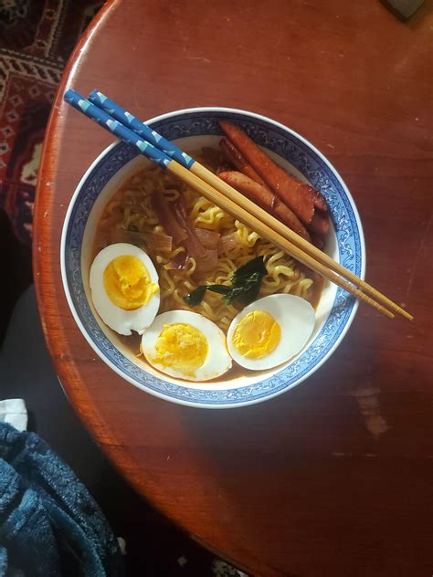 Spam Ramen With Egg Very Classic A Bit Of Mix Between Saimin And Ramen We Like To Spice It Up