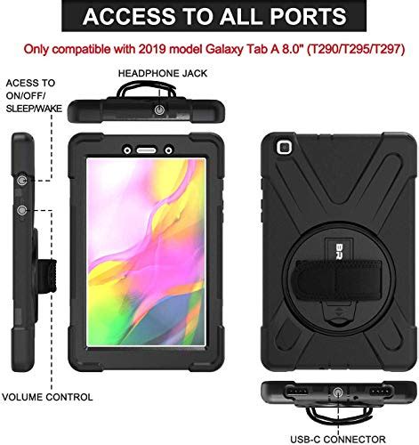 Samsung Galaxy Tab A 8 0 Case 2019 Sm T290 T295 Case Herize Heavy