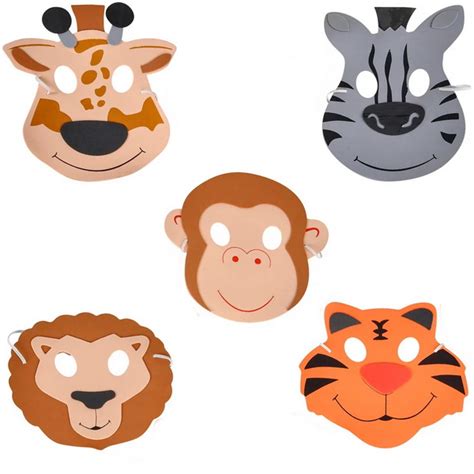 AR01435 Zoo Animal Foam Mask