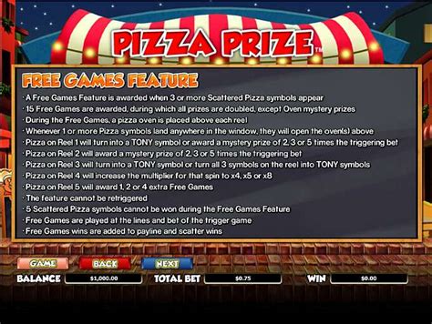 Pizza Prize Slot Review From Nextgen