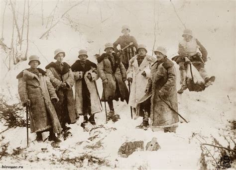 Russian Winter Soldiers Of German Assault Units On The Eastern Front