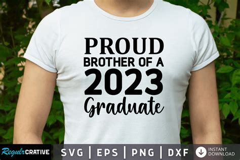 Free Proud Brother Of A 2023 Svg Graphic By Regulrcrative · Creative