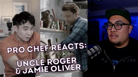 Pro Chef Reacts To Uncle Roger HATE Jamie Oliver Egg Fried Rice YouTube