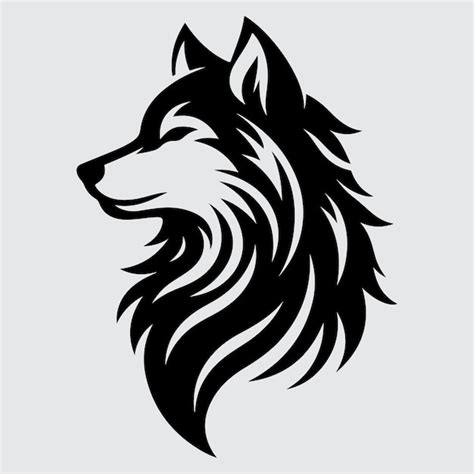 Premium Vector | Wolf silhouette vector