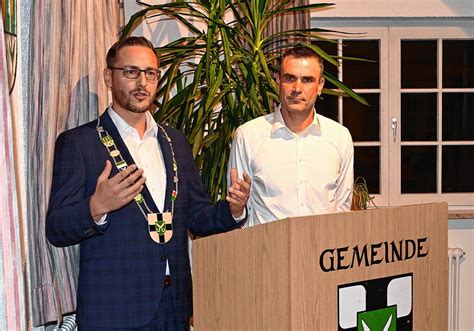 Hohenfels Mit Motivation In Zweite Amtszeit Florian Zindeler Startet