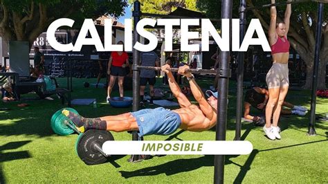 ENTRENANDO CALISTENIA EN EL MEJOR GIMNASIO DE ESPAÑA RUTINA DE