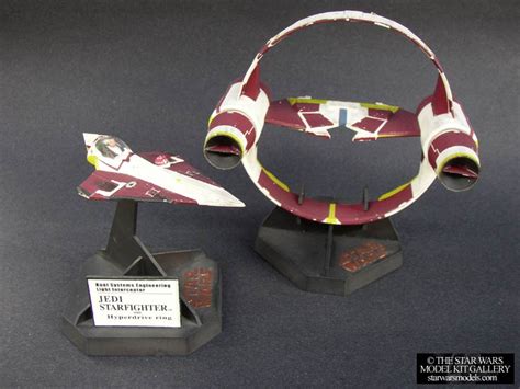 Jedi Starfighter with Hyperdrive Ring 1/72 Plastic Fine Molds Model Kit ...