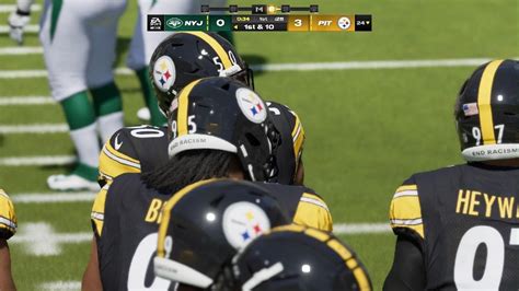 Madden Nfl 24 New York Jets Vs Pittsburgh Steelers Gameplay Ps5