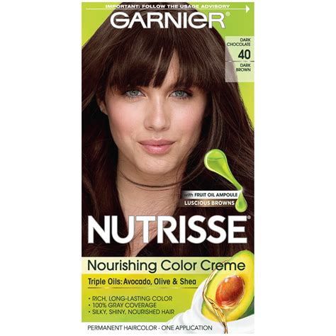 Garnier Hair Color Nutrisse Nourishing Creme Dark Brown Dark